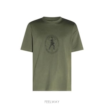 Brunello Cucinelli 26FW ���ڷ� ��ġ�ڸ� ���� Ƽ���� M0B138519 C9759 ARMY GREEN26FW ���ڷ� ��ġ�ڸ� ���� Ƽ���� M0B138519 C9759 ARM