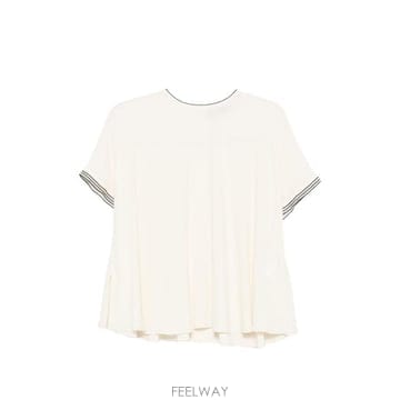 Fabiana Filippi 26FW �ĺ�Ƴ� �ʸ��� �μҸ� Ƽ���� TPD216F729 M3570145 WHITE26FW �ĺ�Ƴ� �ʸ��� �μҸ� Ƽ���� TPD216F729 M3570145