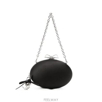 26FW 셀프 포트레이트 클러치 파우치 PF26 322B B BLACK
