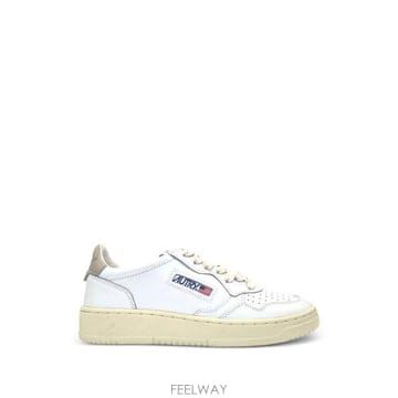 26FW 오트리 메달리스트 로우 레더 스니커즈 AULW LL27 GREY