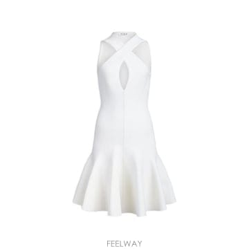 Alaia 26FW �˶��̾� �̵� ���ǽ� AA9R3116K212D 054 WHITE26FW �˶��̾� �̵� ���ǽ� AA9R3116K212D 054 WHITE