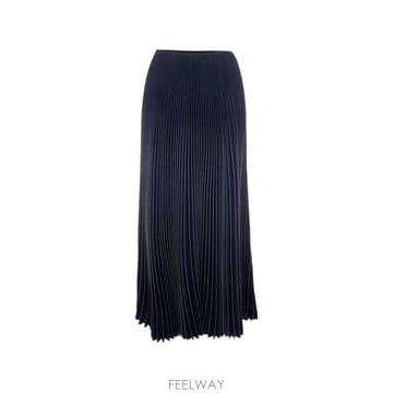 26FW 파비아나 필리피 미디 스커트 GND216F351 M301VR2 NAVY