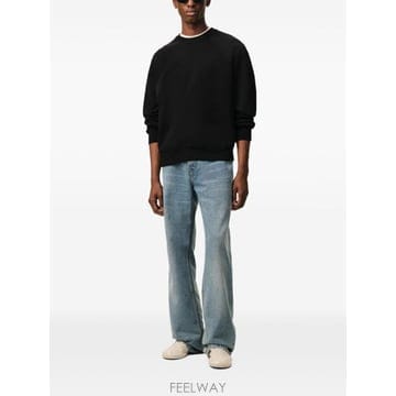 26FW 아미 코튼 드 하트 스웨트셔츠 USW757 747001 BLACK