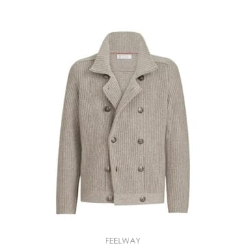 26FW 브루넬로 쿠치넬리 가디건 M22506206 C9756 GREY