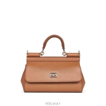 26FW 돌체앤가바나 SICILY 시실리 스몰 핸드백 BB7116 B10018M417 CAMEL