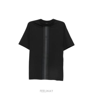 26FW 구찌 웹 코튼 반소매 티셔츠 A0095J XJH5X1152 BLACK