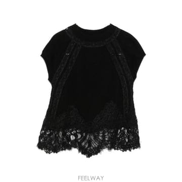 Ermanno Scervino 26FW �������� ����� �μҸ� Ƽ���� D495L307APT PYU95708 BLACK26FW �������� ����� �μҸ� Ƽ���� D495L307APT PYU9570