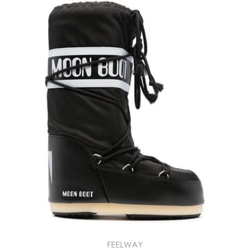 26FW 문부츠 아이콘 나일론 부츠 1400440 N001 BLACK