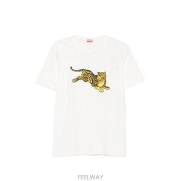 26FW 겐조 반팔 티셔츠 FG65TS165 4SG02 WHITE