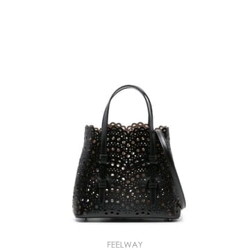 Alaia 26FW �˶��̾� �� ���̺� ���� ī����Ų �̳� 20 �� AA1S06720C0A44 999 BLACK26FW �˶��̾� �� ���̺� ���� ī����Ų �̳� 20 �� AA1