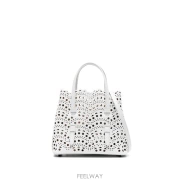 Alaia 26FW �˶��̾� �� ���̺� ���� ī����Ų �̳� 20 �� AA1S06720C0A44 010 WHITE26FW �˶��̾� �� ���̺� ���� ī����Ų �̳� 20 �� AA1