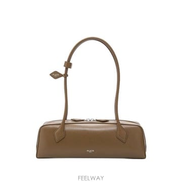 26FW 알라이아 르 테켈 미디움 레더 숄더백 AA1S06033CA212 A47 LUGGAGE