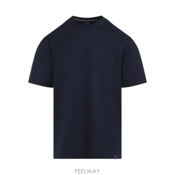 26FW 브리오니 반팔 티셔츠 UJSY0L OD6204100 NAVY