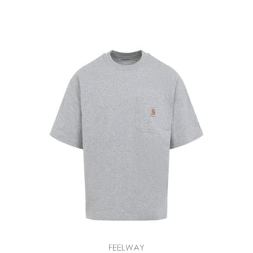 Carhartt 26FW Į��Ʈ WIP ���� Ƽ���� I037015 V6XX GREY26FW Į��Ʈ WIP ���� Ƽ���� I037015 V6XX GREY