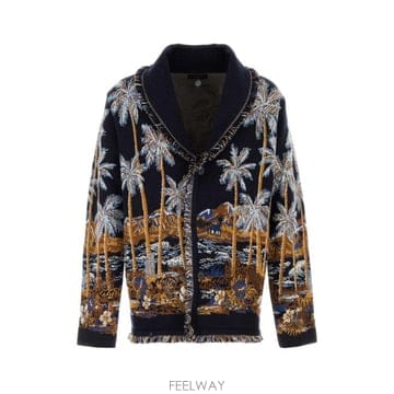 26FW 알라누이 가디건 LMHB039E26KNI0034684 MIDBLUM Printed