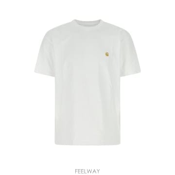 26FW 칼하트 WIP 숏슬리브 체이스 티셔츠 I026391 00RXX WHITEGOLD