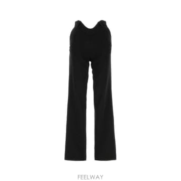 장폴 고띠에 스트레이트 팬츠 Black