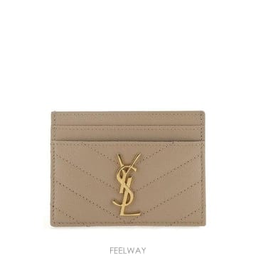 Saint Laurent 26FW ���ζ� ī���� ��Ʋ�� ī�� ���̽� 423291BOW01 2721 Beige o Tan26FW ���ζ� ī���� ��Ʋ�� ī�� ���̽� 423291BOW01 