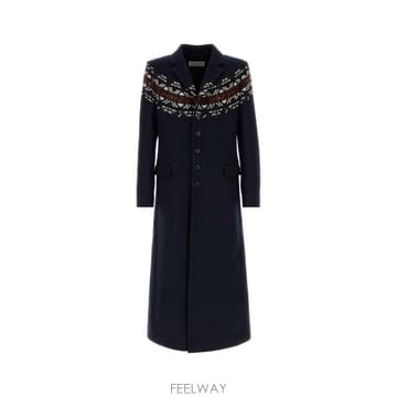 Dries Van Noten 26FW �帮�� �� ��ư ��Ʈ 2620202384216 509 Blue26FW �帮�� �� ��ư ��Ʈ 2620202384216 509 Blue