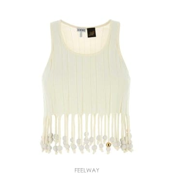 Loewe 25SS �ο��� �μҸ� Ƽ���� S616Y55K20 ECRU White25SS �ο��� �μҸ� Ƽ���� S616Y55K20 ECRU White
