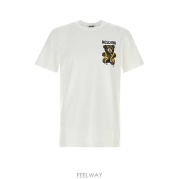 Moschino 26FW ��Ű�� ���� Ƽ���� 262ZZA07215241 1001 White26FW ��Ű�� ���� Ƽ���� 262ZZA07215241 1001 White