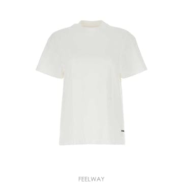 JIL SANDER 26SS ������ ���� Ƽ���� J40GC0001J45048 100 White26SS ������ ���� Ƽ���� J40GC0001J45048 100 White