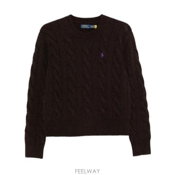 Ralph Lauren 26FW ���� �����η� ������ 211A91216 017 WALNUT BROWN MELANGE26FW ���� �����η� ������ 211A91216 017 WALNUT BROWN M