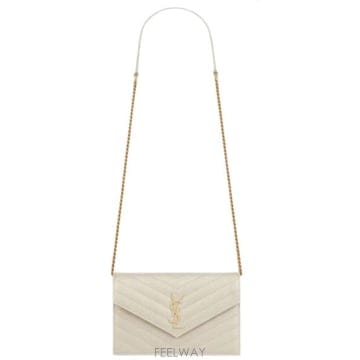 Saint Laurent 26FW ���ζ� �׶� �� �ѵ帣 ���� ī���� �������� ü�� ���� 857605 BOW019207 Crema26FW ���ζ� �׶� �� �ѵ帣 ���� ī���� �������� ü��