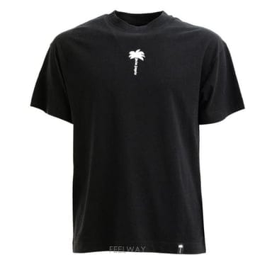 Palm Angels 26FW �ʾ����� ���� Ƽ���� PAMAA001JR008 1003 Black26FW �ʾ����� ���� Ƽ���� PAMAA001JR008 1003 Black