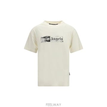 Palm Angels 26FW �ʾ����� ���� Ƽ���� PAMAA001JR005 0310 CREAM26FW �ʾ����� ���� Ƽ���� PAMAA001JR005 0310 CREAM