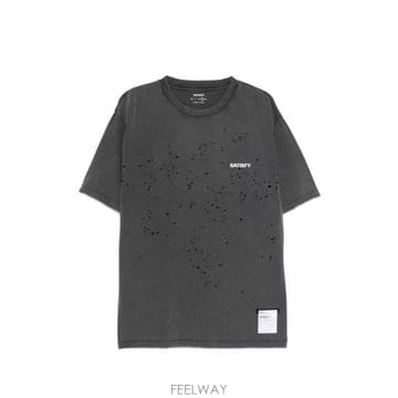 26FW 새티스파이 모스테크 티셔츠 11006 00A02 AGBLK GREY