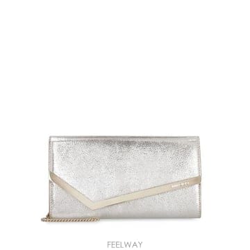 Jimmy Choo 26FW ������ Ŭ��ġ �Ŀ�ġ EMMIE GLE CHAMP SILVER26FW ������ Ŭ��ġ �Ŀ�ġ EMMIE GLE CHAMP SILVER