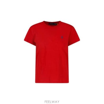 Ralph Lauren 26FW ���� �����η� Ŭ���� �� ���� �ΰ� �ڼ� Ƽ���� 211 B14605 034 Red26FW ���� �����η� Ŭ���� �� ���� �ΰ� �ڼ� Ƽ���� 211