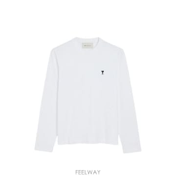 Ami 26FW �ƹ� ���� Ƽ���� HTS416 724 101 White26FW �ƹ� ���� Ƽ���� HTS416 724 101 White
