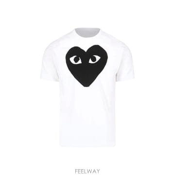 26FW 꼼데가르송 반팔 티셔츠 AX T070 051 White