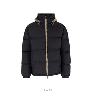 Burberry 26FW ������ üũ ������ ������ Ǫ�� ���� 8110196 A1189 Black26FW ������ üũ ������ ������ Ǫ�� ���� 8110196 A11