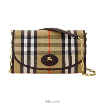 26FW 버버리 하이랜드 체인 스트랩 월렛 8112274 B9368 beige