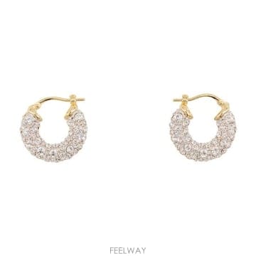 Simone Rocha 26FW �ø�λ� �̾ ERG595 0900 RHODIUM GOLD CRYSTAL silver26FW �ø�λ� �̾ ERG595 0900 RHODIUM GOLD CRYSTAL 