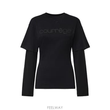 COURREGES 26FW ������ ���� Ƽ���� 326JTS275JS0305 B126 STONEWASHED GREY BLACK26FW ������ ���� Ƽ���� 326JTS275JS0305 B126 STONEWASH