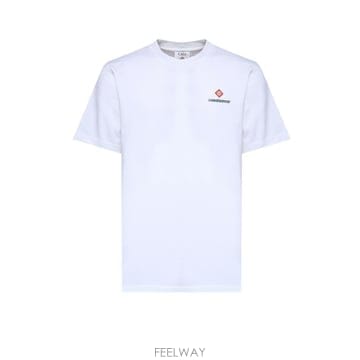 CASABLANCA 26FW ī�����ī ���� Ƽ���� MPF26JTS001 11 WHITE26FW ī�����ī ���� Ƽ���� MPF26JTS001 11 WHITE