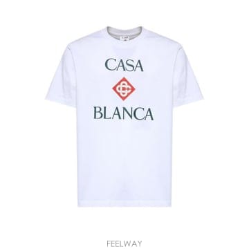 CASABLANCA 26FW ī�����ī ���� Ƽ���� MPF26JTS001 20 WHITE26FW ī�����ī ���� Ƽ���� MPF26JTS001 20 WHITE