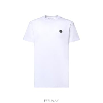 Philipp Plein 26FW �ʸ� �÷��� ���� Ƽ���� AAECMTK8740 PJY002N01 WHITE26FW �ʸ� �÷��� ���� Ƽ���� AAECMTK8740 PJY002N01 WHI
