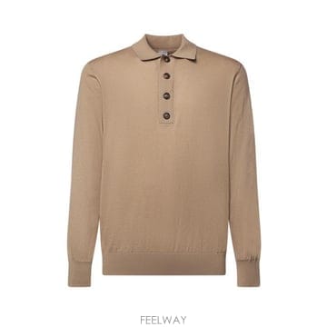 Eleventy 26FW �Ϸ���Ƽ ���� Ƽ���� N76POLN07MAG0K007 04 CAMEL26FW �Ϸ���Ƽ ���� Ƽ���� N76POLN07MAG0K007 04 CAMEL