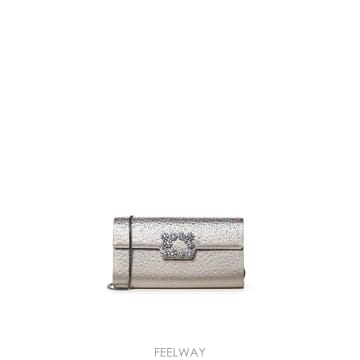 Roger Vivier 26FW ������� Ŭ��ġ �Ŀ�ġ RBWAMFDY200RS0 B007 SILVER26FW ������� Ŭ��ġ �Ŀ�ġ RBWAMFDY200RS0 B007 SILV