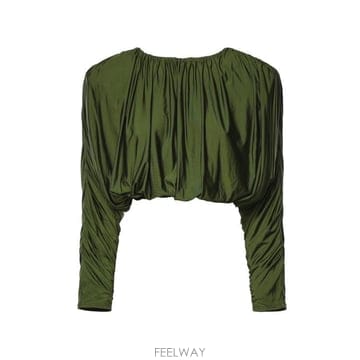 Self Portrait 26FW ���� ��Ʈ����Ʈ ���� Ƽ���� AW26009TA GR GREEN26FW ���� ��Ʈ����Ʈ ���� Ƽ���� AW26009TA GR GREEN