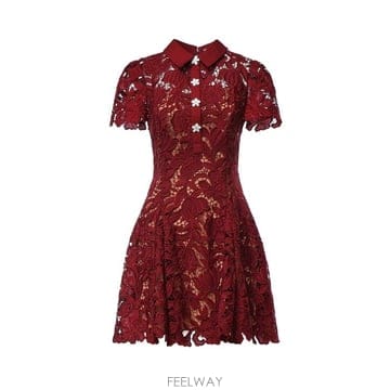 Self Portrait 26FW ���� ��Ʈ����Ʈ �� ���ǽ� PF26111SA BU BURGUNDY26FW ���� ��Ʈ����Ʈ �� ���ǽ� PF26111SA BU BURGUNDY