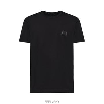 26FW 돌체앤가바나 반팔 티셔츠 G8PV1T G7Q1QN0000 BLACK