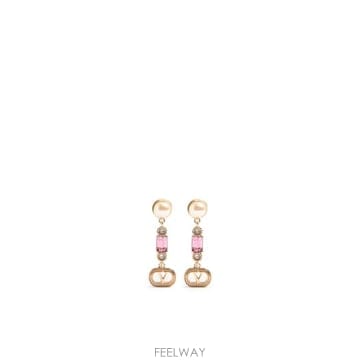 Valentino 26FW �߷�Ƽ�� ����ٴ� �̾ 9W2J0AI8 QVSBUK GOLD26FW �߷�Ƽ�� ����ٴ� �̾ 9W2J0AI8 QVSBUK GOLD