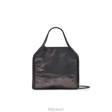 스텔라 맥카트니 파라벨라 미니 비건 레더 크로스바디 백 블랙