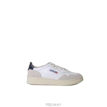 26FW 오트리 메달리스트 로우 스니커즈 AULM LS28 White blue